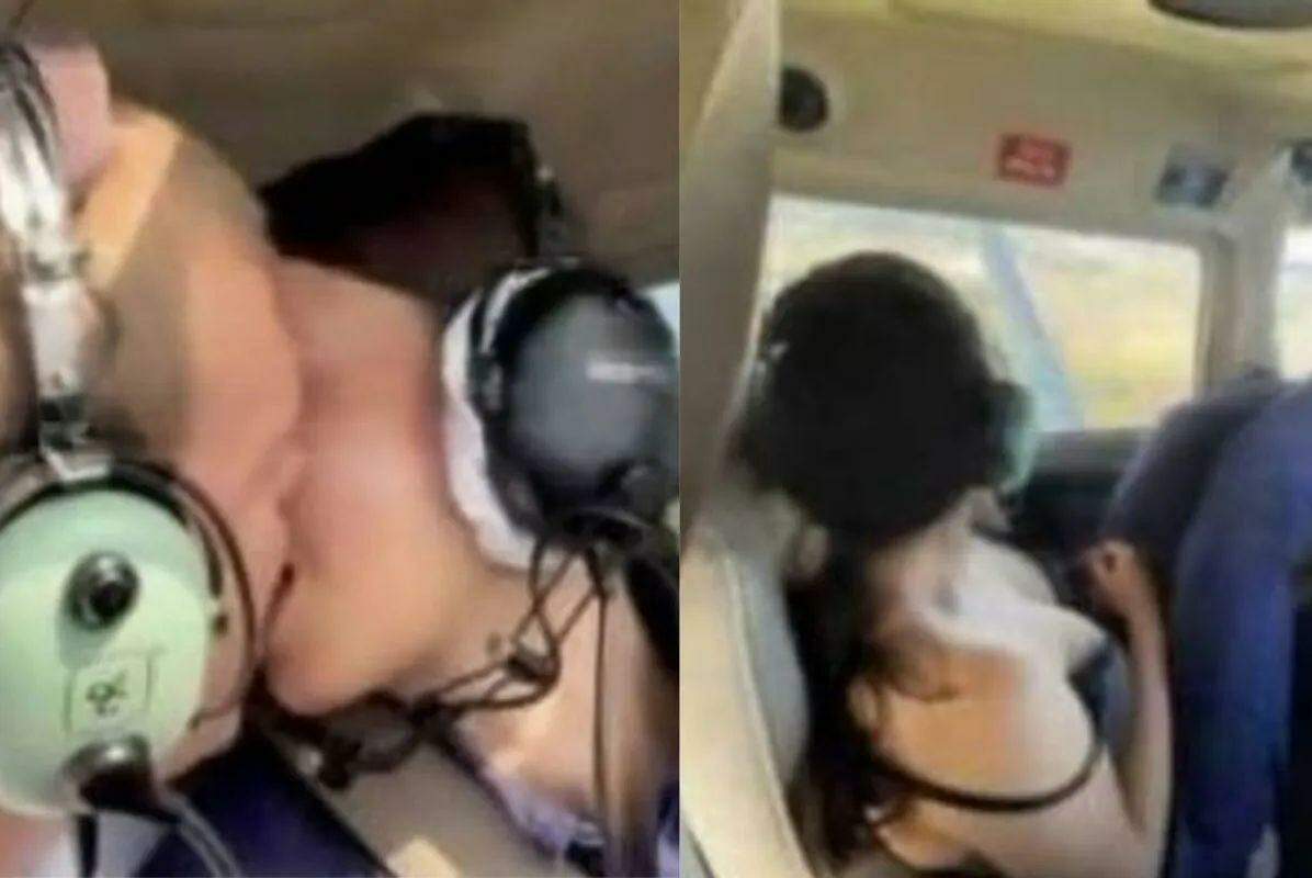 Instrutor é demitido após gravar sexo com aluna durante treinamento em voo