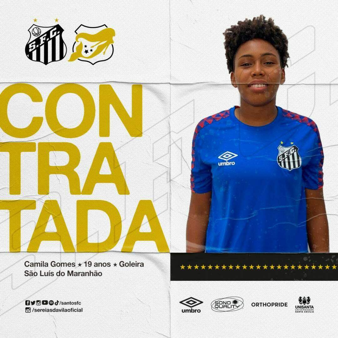 Santos contrata goleira Camila Gomes, ex- Iranduba