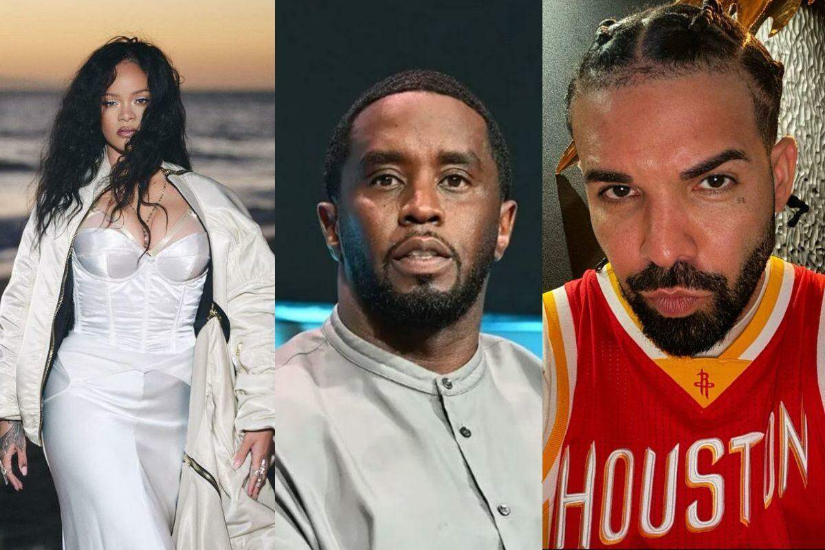 Diddy é acusado de vender vídeo na dark web com as imagens de Drake e  Rihanna